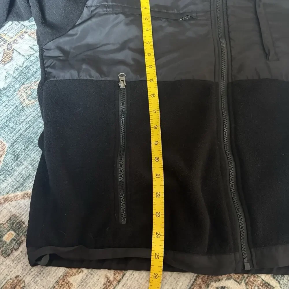 Vintage The North Face Black Denali Full Zip Fleece Jacket Size Medium